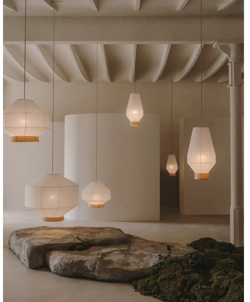 Fehér lámpabúra ø 80 cm Hila – Kave Home