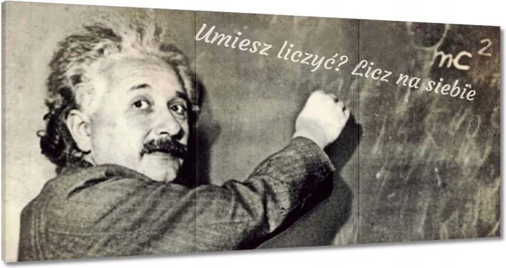 Festmények 180x90 Albert Einstein