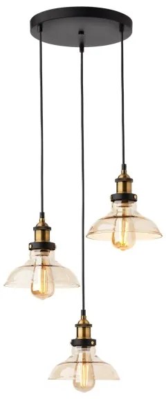 Redo 01-1004 - Csillár zsinóron SAVILLE 3xE27/42W/230V