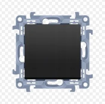 Egykapcsolós kapcsoló fekete Simon 10 CW1C.01/49 Kontakt-Simon