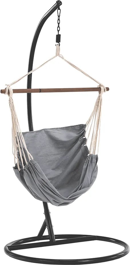 Függő szék, fehér/szürke, LINDO NEW