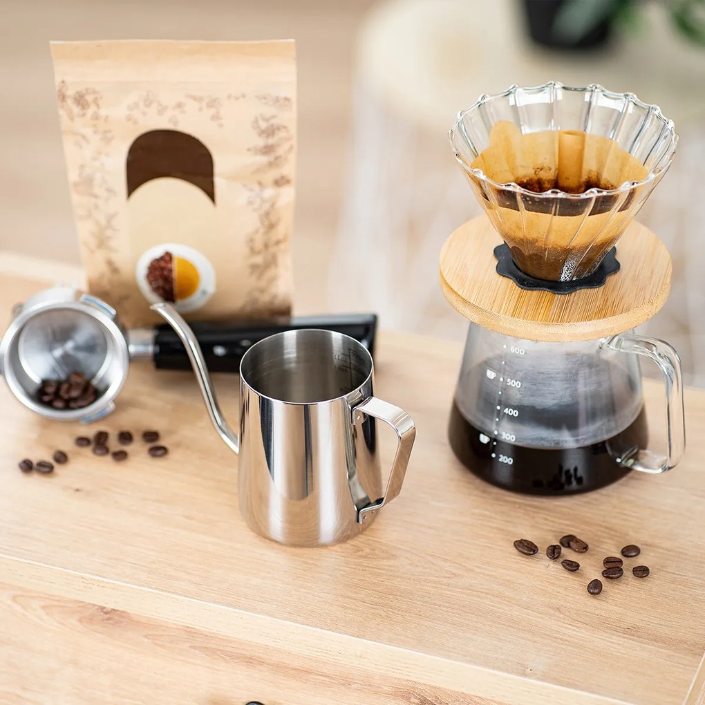 4Home Rozsdamentes acél kávéfőző, 350 ml