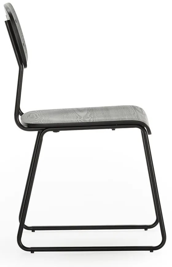 Fekete étkezőszék szett 2 db-os Aira – Marckeric