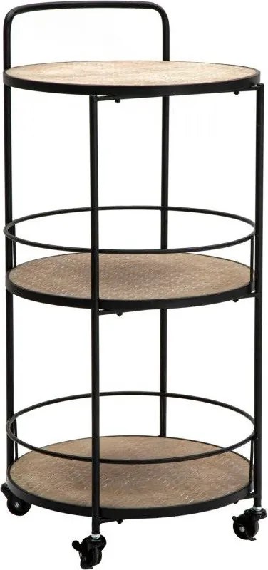 Fém gurulós zsúrkocsi 41,5x40 cm Arex – Mauro Ferretti