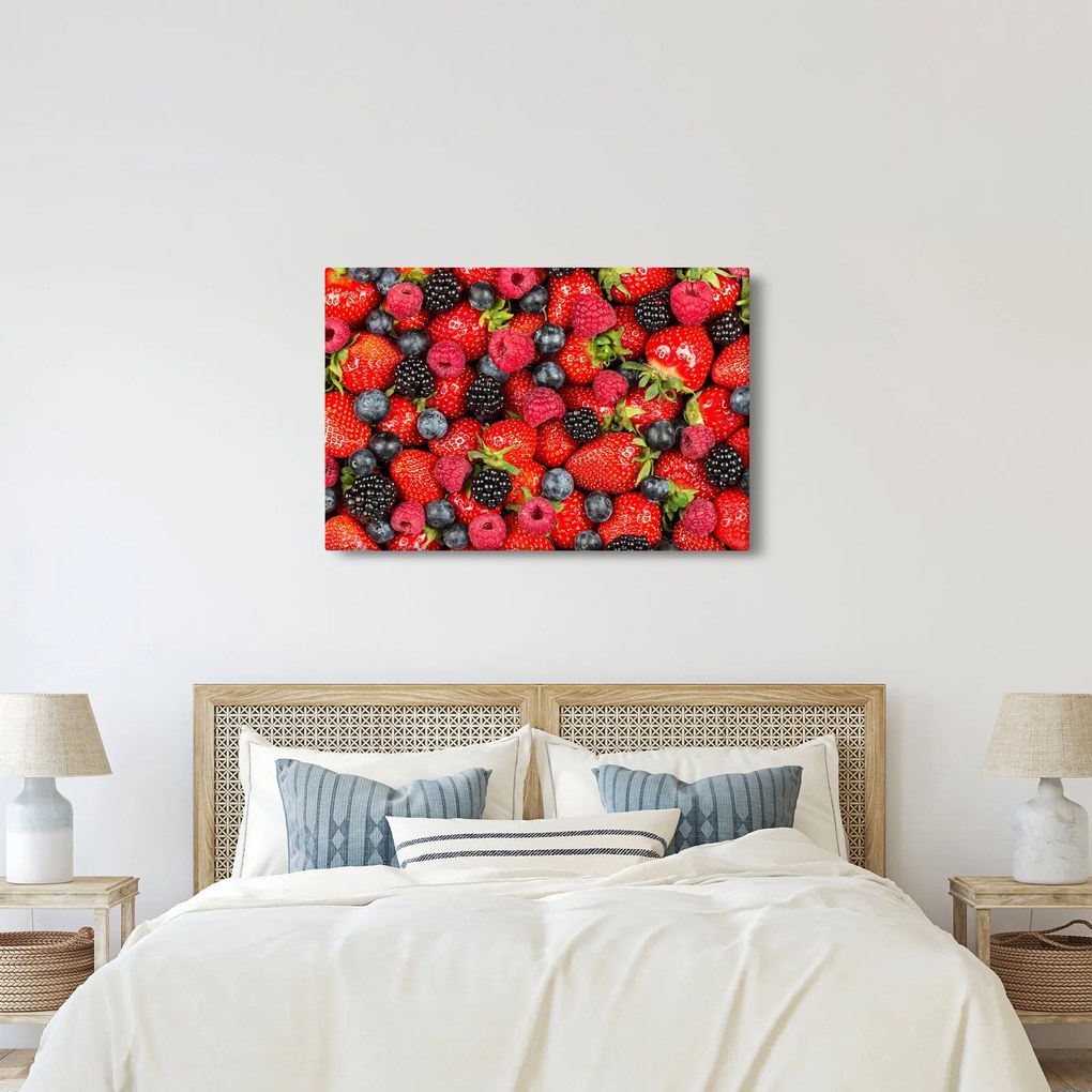 Kép - gyümölcs rakomány (90x60 cm)