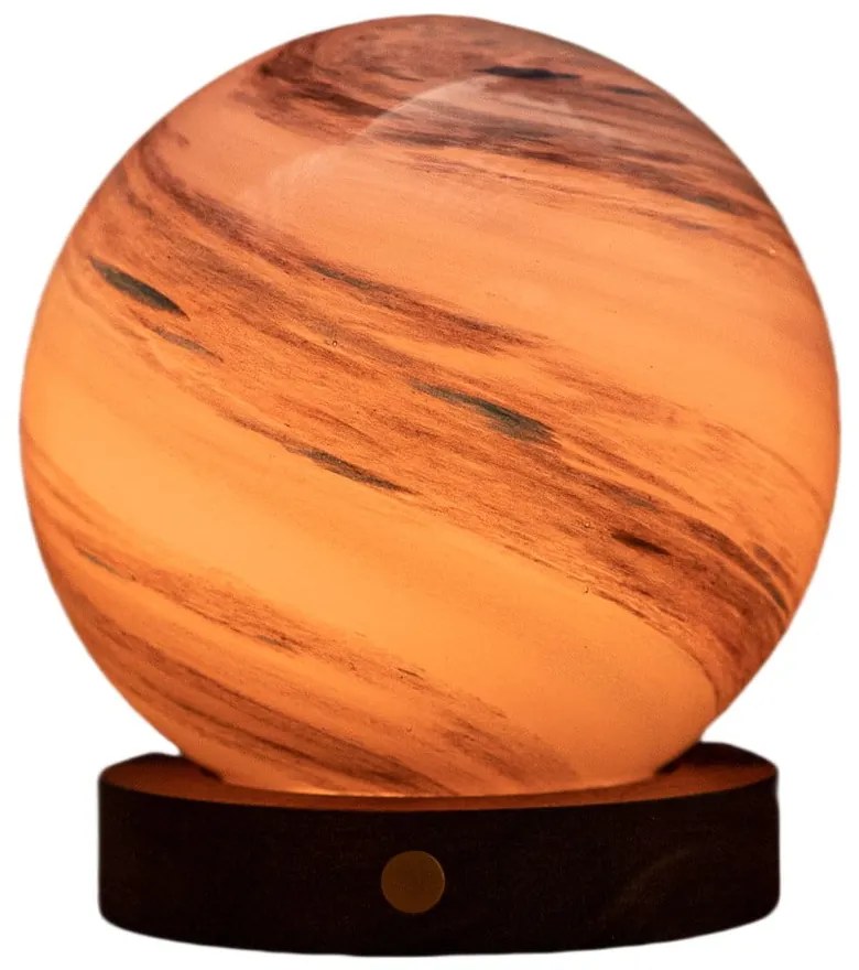 Barna-sötét natúr színű USB fénydekoráció ø 12 cm Polar Cloud – Gingko