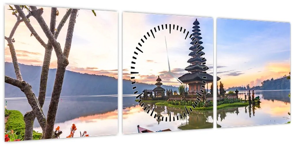 Kép - Shaivite templom (órával) (90x30 cm)