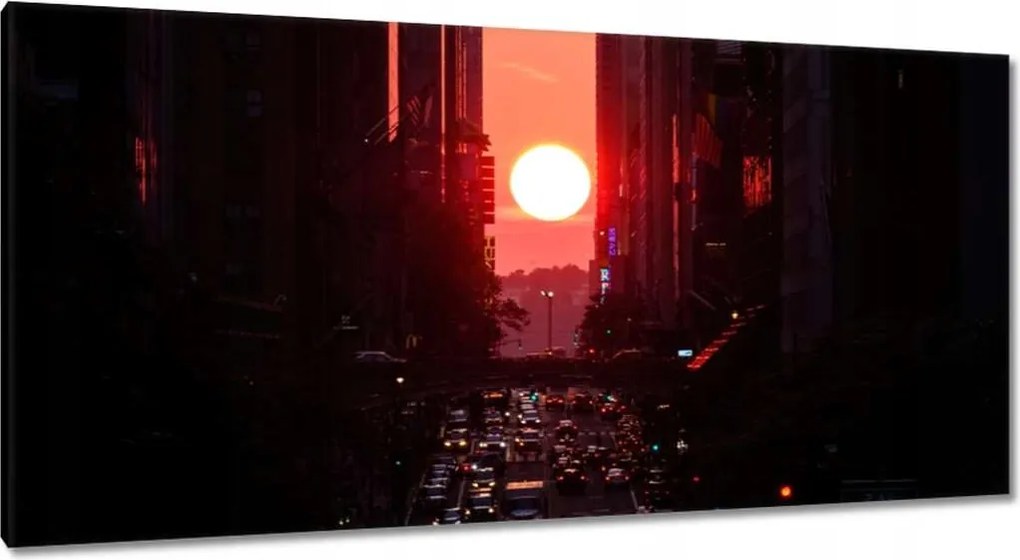 Festmények 115x55 Kilátás Tájkép