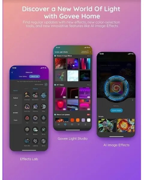 Govee - Wi-Fi RGBIC PRO okos LED szalag 10m