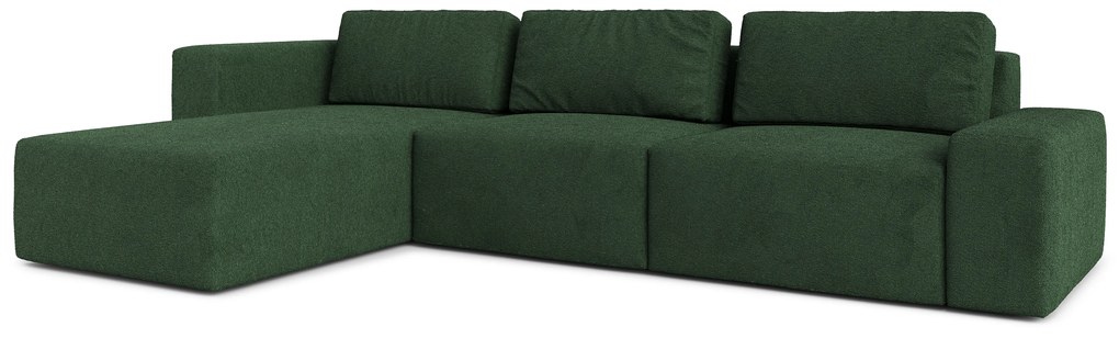 Sarokkanapé Berliner (B) (sötétzöld). 1065487