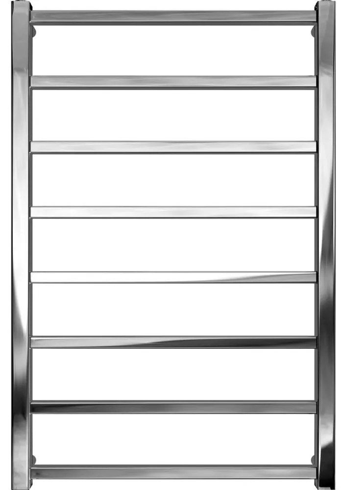 Létras fűtött törölközőtartó TOKIO 174W/230V 80x53 cm rozsdamentes/fényezett króm