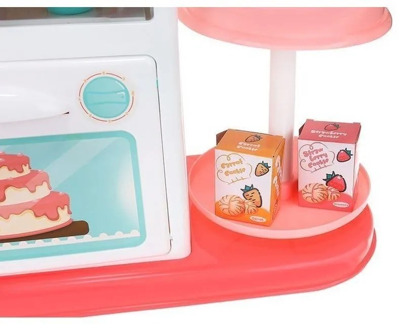 ProCart® Multifunkcionális konyha gyerekeknek, főzőhanghatások, lámpák, mosogató, 72x51,5x23,5 cm
