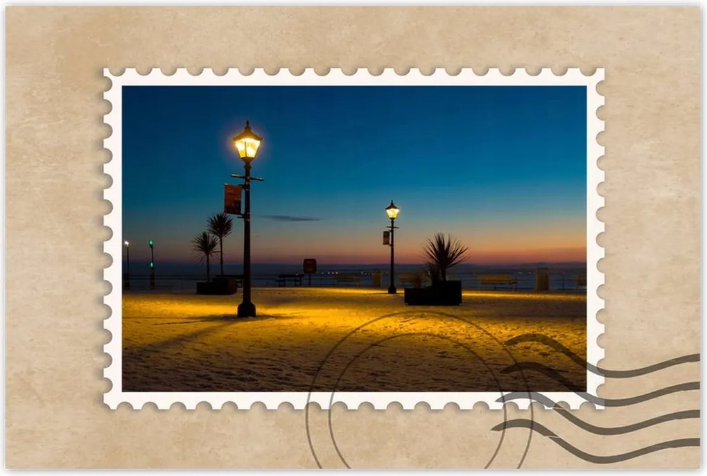 Poszterek 60x40 Lámpások a tengerparton