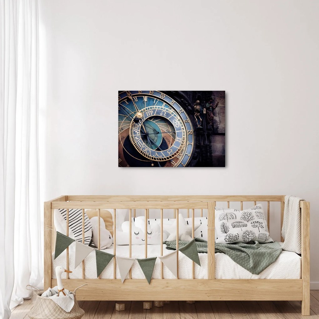Kép - Orloj, Prága (70x50 cm)