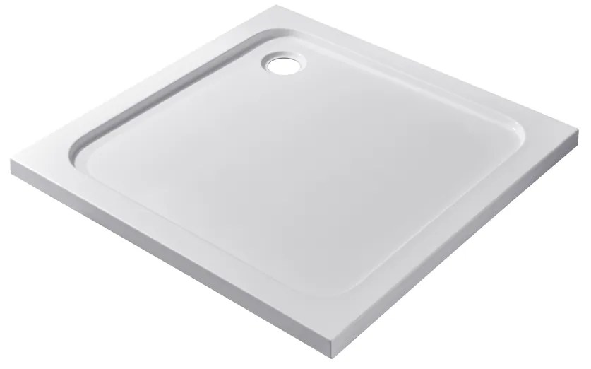 Coria 80x80x 5 cm szögletes, akril zuhanytálca
