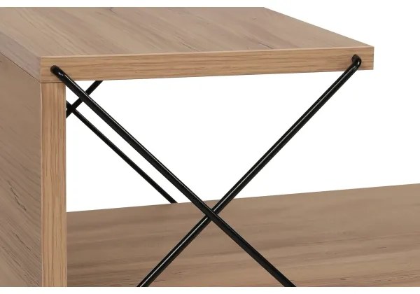 Éjjeli szekrényke CROSS 55x50 cm barna