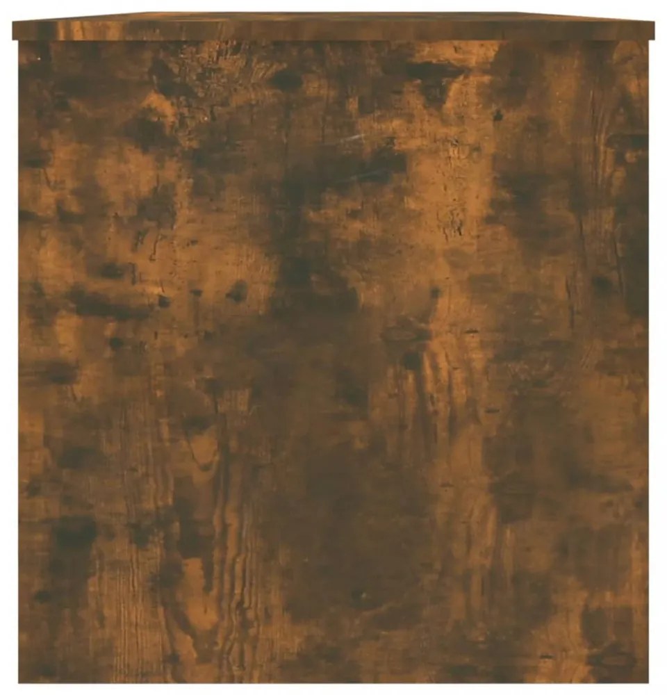füstös tölgy színű szerelt fa dohányzóasztal 102 x 50 x 52,5 cm