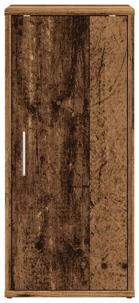 2 db antik fa színű szerelt fa cipősszekrény 32 x 35 x 70 cm