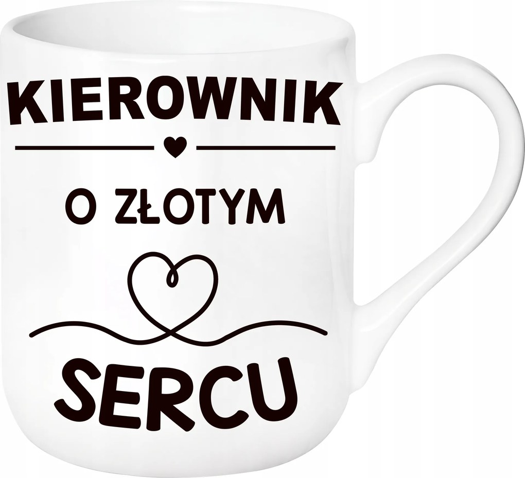 Bögre Elegáns Ajándék Vezető Arany Szív Születésnap Karácsony+ Név