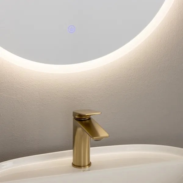 Brilagi - LED fürdőszobai tükör BERNATE LED/19W/230V Ø 60 cm IP44 CRI 90, dimmelhető + CCT