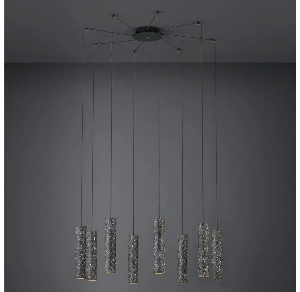 Eglo 39824 - LED Csillár zsinóron MENTALONA 8xGU10/4,5W/230V