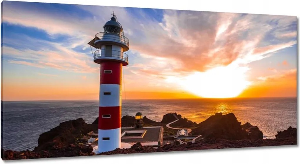 Festmények 115x55 Punta Teno világítótorony