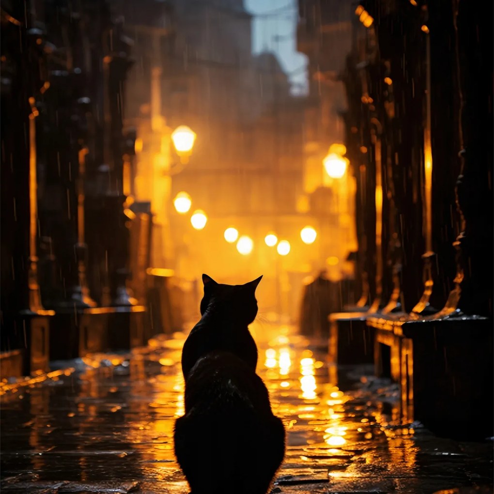 Poszter 50x50cm Magányos vándor