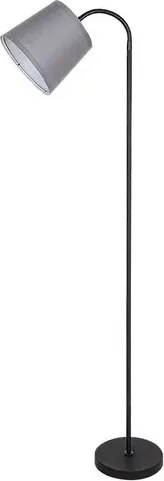 Godric állólámpa e27 ip20 szürke fekete 141cm magas