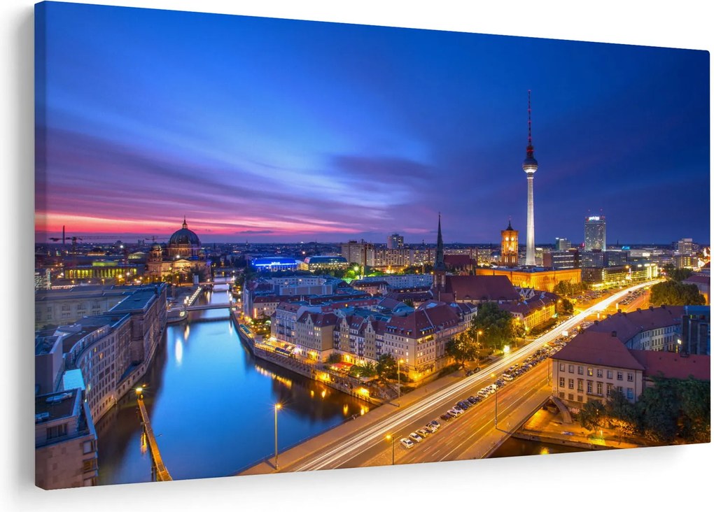 Kép - Kék ég Berlin felett (90x60 cm)