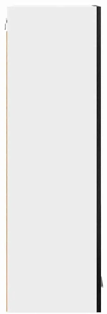 Függő szekrény Riga Fekete tölgy 40 x 31 x 100 cm Faanyag