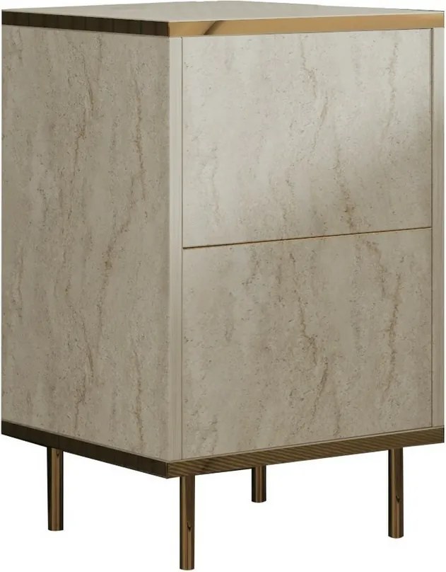 Imaj Travertine and Gold éjjeliszekrény