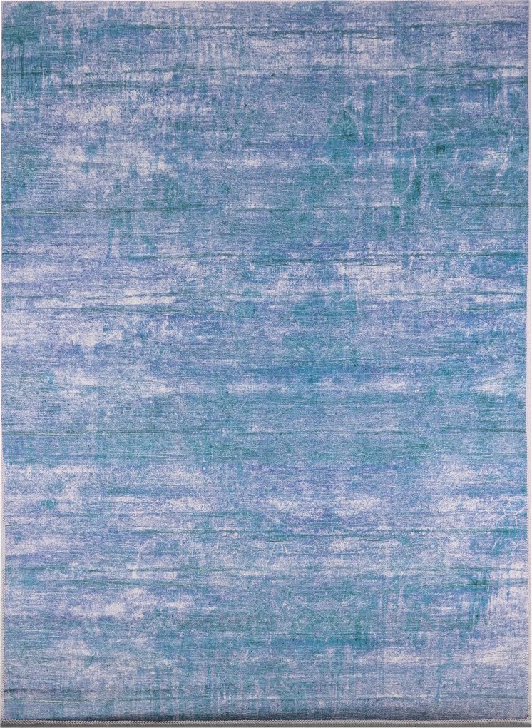 Szőnyeg 120X170 CM Modern Kék Szürke Nappaliba Csúszásgátló