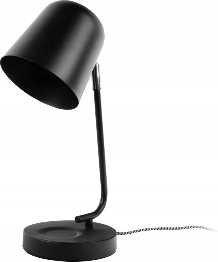Asztali Lámpa Állítható Fém Fekete Klasszikus Asztali Lámpa 38,5 cm magas
