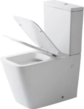 Eros ES QUADRO monoblokk WC - perem nélküli - WC ülőkével komplett