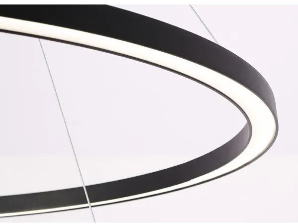 Immax NEO 07158-B80-60 - LED Dimmelhető csillár FINO LED/93W/230V Tuya fekete + távirányító