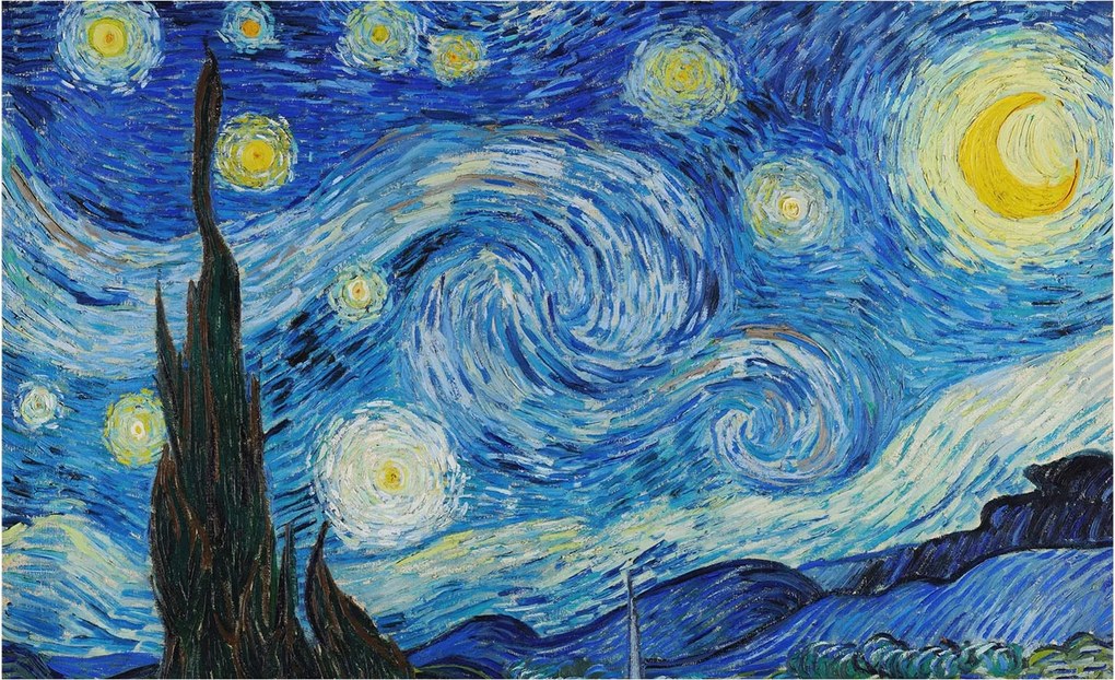 Fotótapéta Flizelina Nappali és Hálószoba Éjjeli égbolt 416x254 Ragasztó