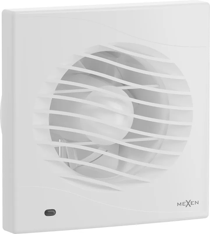 Mexen DXS, fürdőszobai ventilátor mozgásérzékelővel és időzítővel, átmérő 100 mm, fehér, W9603-100-00