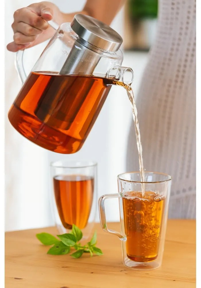 Üveg teáskanna, 1,5 l - Vialli Design
