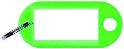 Kulcscímke, 50x20 cm, 10 db, OFFICE PRODUCTS, zöld (D1521202)