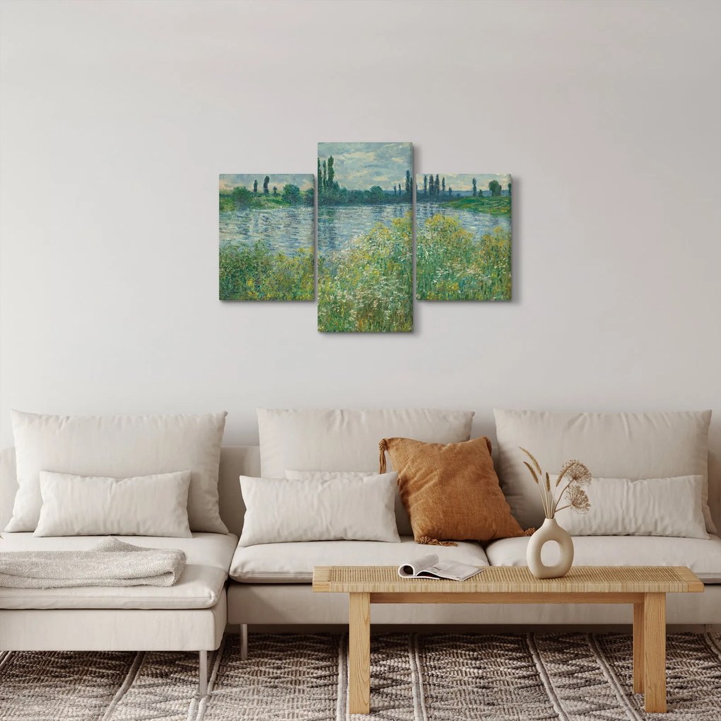 Kép - Claude Monet, Banks of the Seine, reprodukciók (90x60 cm)