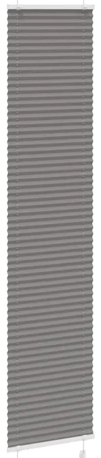 pliszírozott redőny antracit 50x200 cm szövetszélesség 49,4 cm