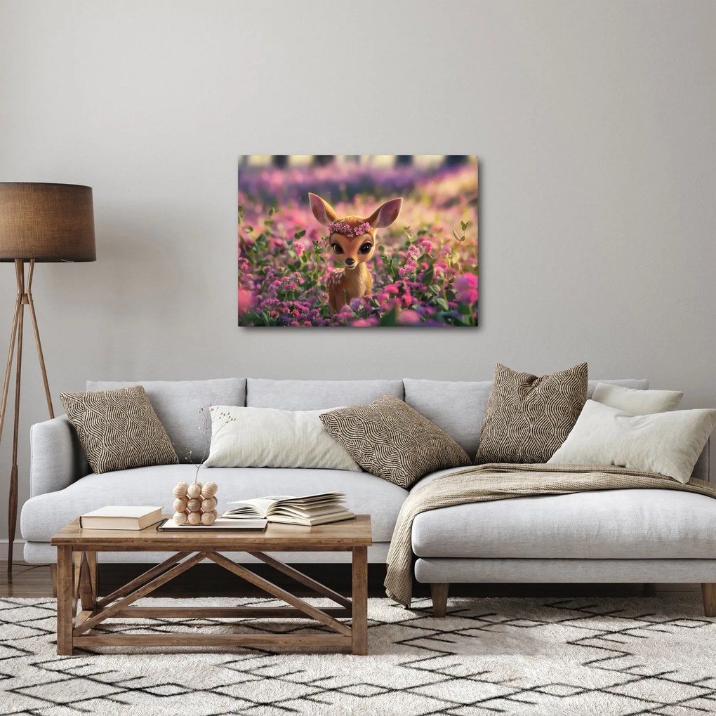 Kép - Aranyos őzike (70x50 cm)