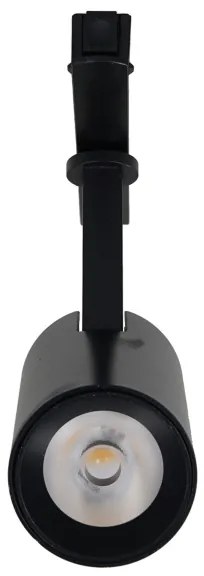 LED spotlámpa MAGNETIC TRACK 10W 48V fekete sínrendszerhez