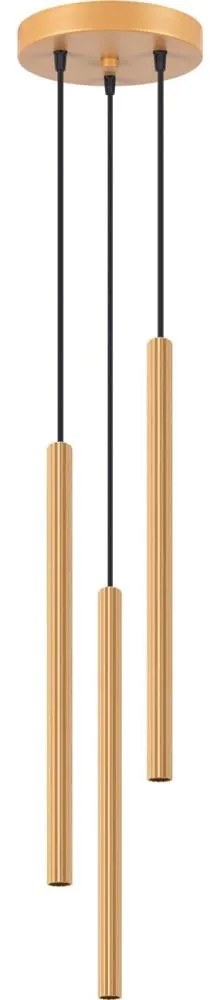 Sollux SL.1342 - Csillár zsinóron ARCHE 3xG9/8W/230V arany
