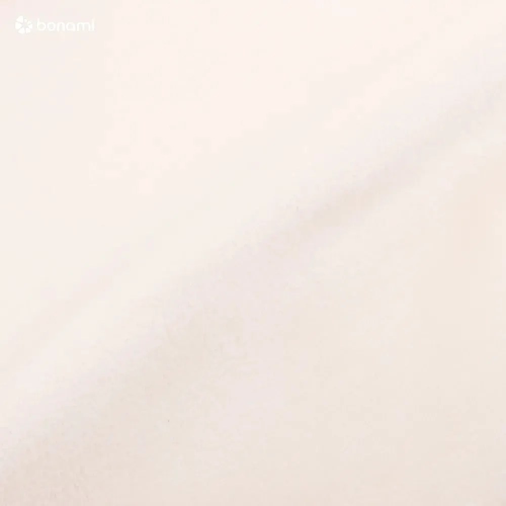 Bézs bársony kinyitható-tárolóhelyes sarokkanapé (jobb oldali-heverő résszel) Jodie – Micadoni