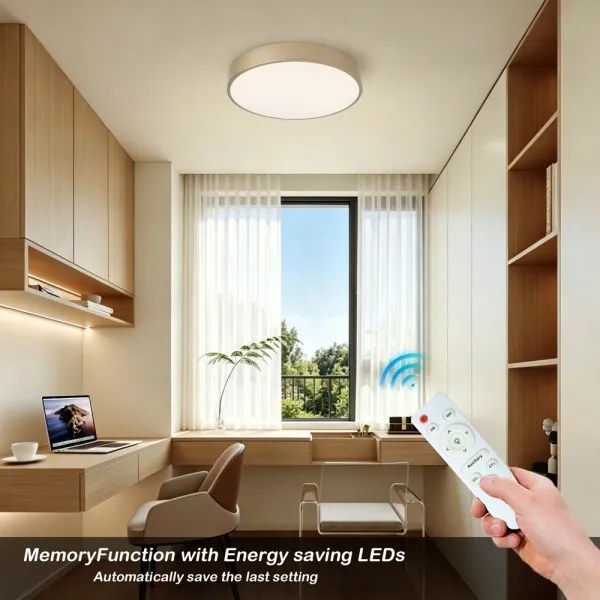 BRILAGI - LED dimmelhető mennyezeti lámpa POOL LED/48W/230V Ø 40 cm aranyszínű + távirányító