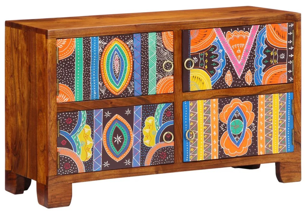 Cipőszekrény 90x35x55 cm Tömbfa Akáció