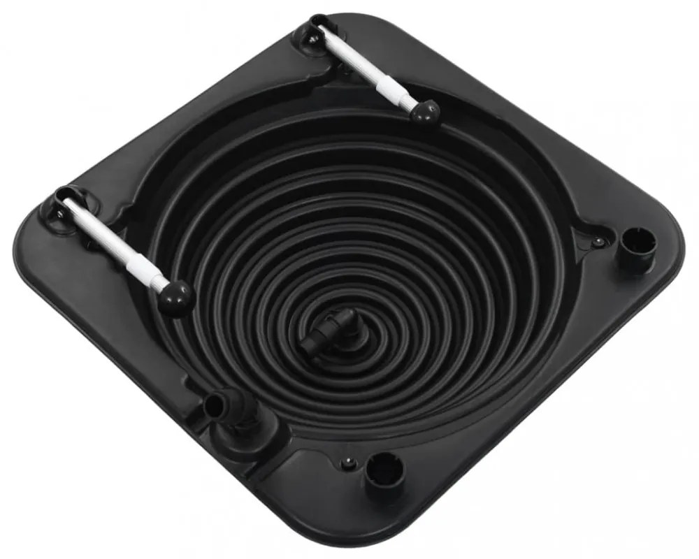 5 db HDPE és alumínium napelemes medencefűtő 75 x 75 x 36 cm