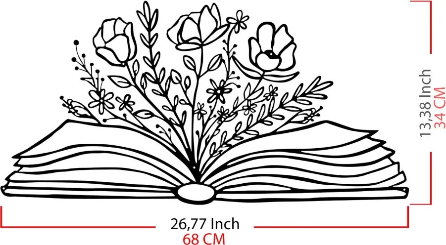 Culture Flower fém faldekoráció
