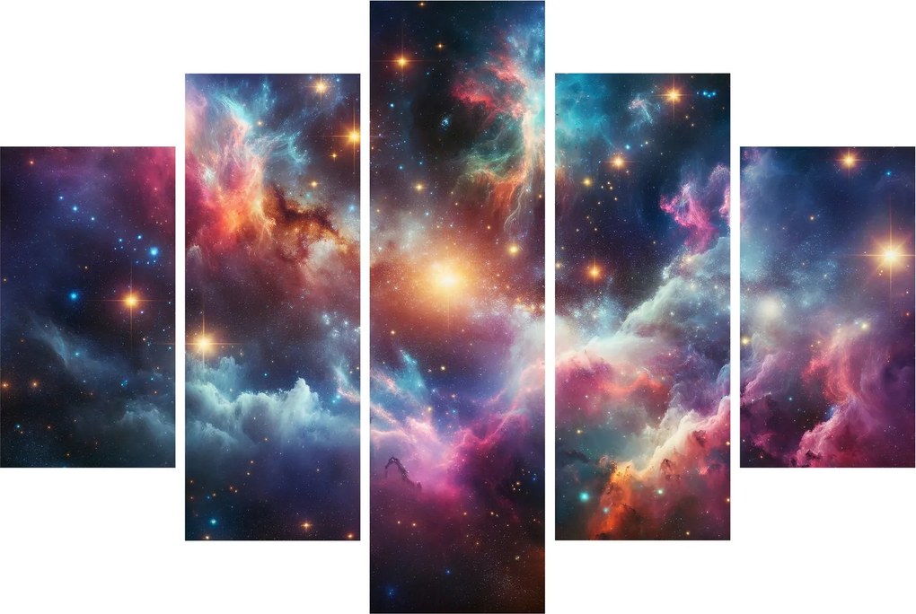 Kép - Sötét univerzum (150x105 cm)